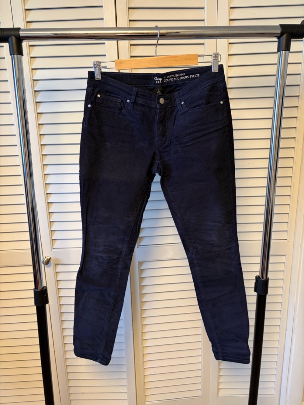 GAP Dark Navy Corduroy Skinny Pants